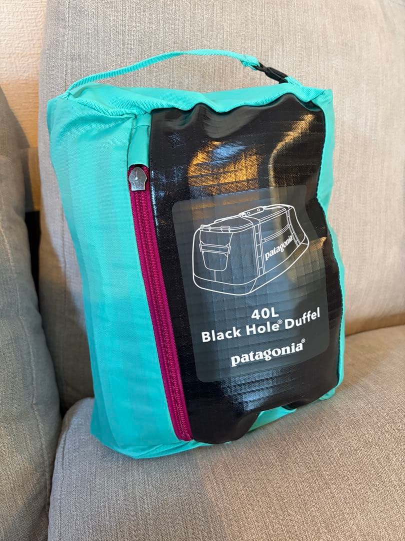 patagonia ボストンバッグ 2WAY 黒/ピンク