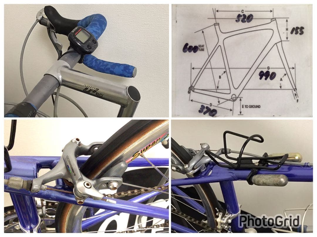 90年代当時物 トライアスリート 選手支給品 ロードバイク レース使用 完成車