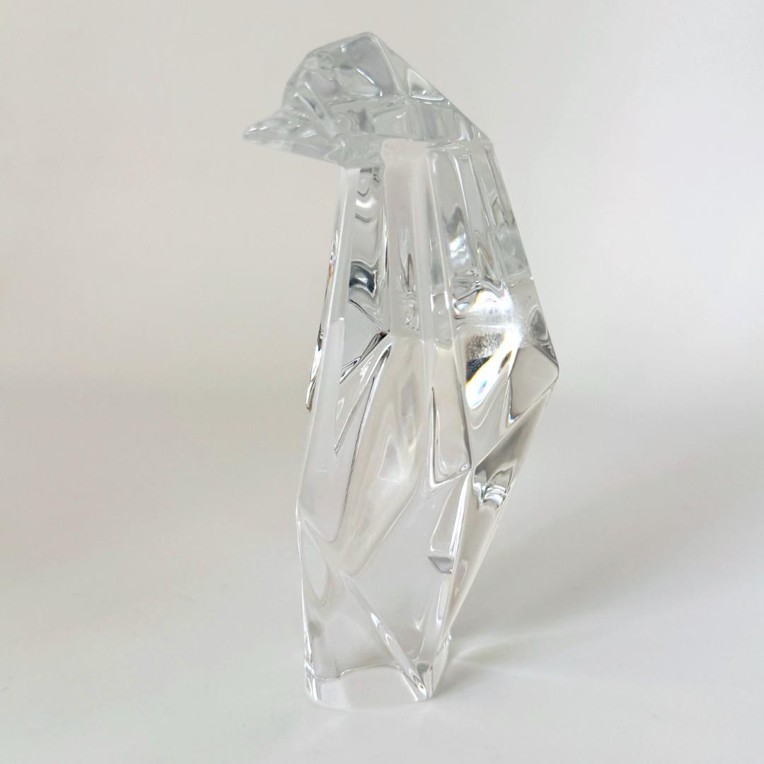 【バカラ】動物 ペンギン 置物 インテリア★美品★幸運　ケース付き