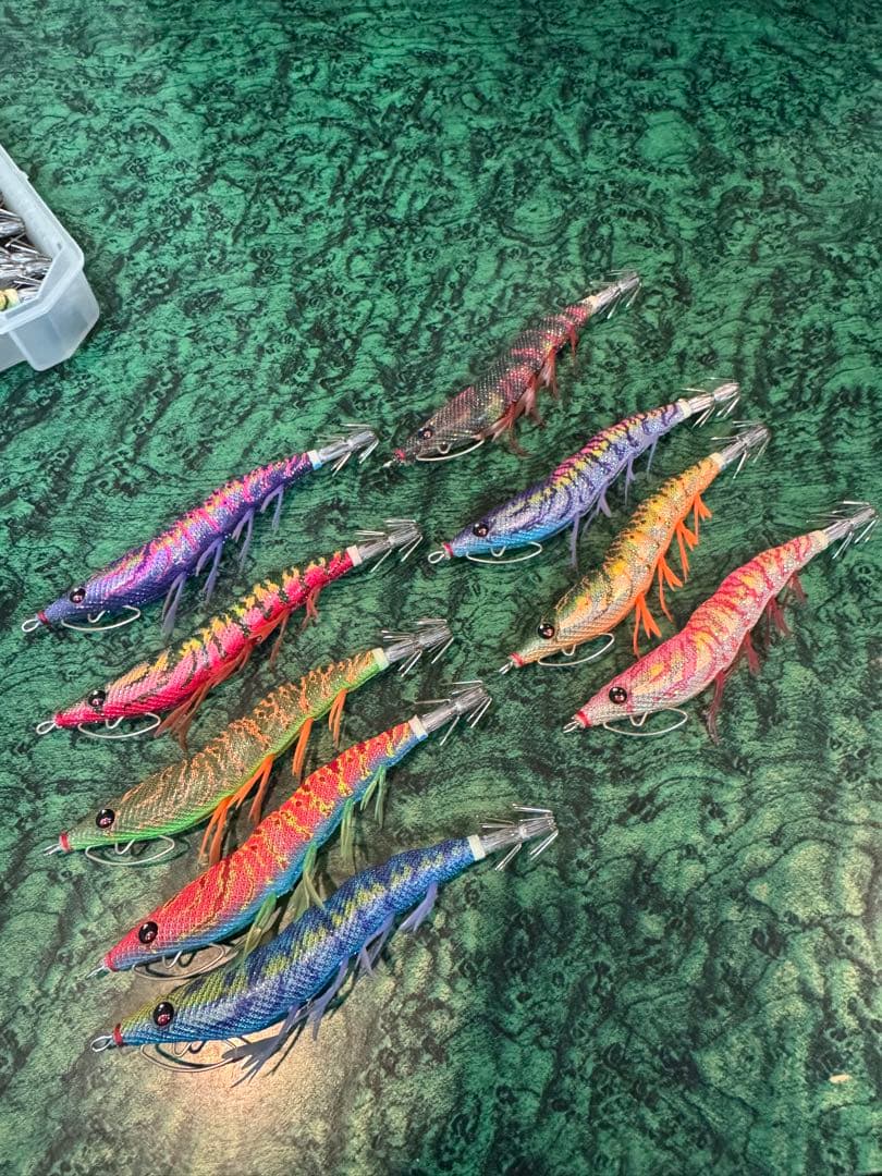 デュエルEZ-Qキャスト パタパタ喰わせ 3.5号19本セットパタパタケース付き