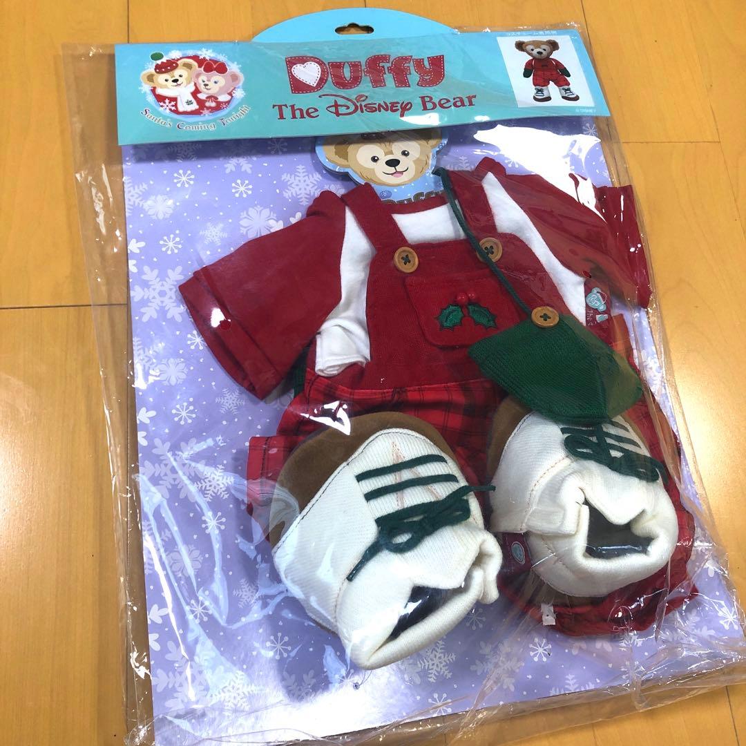 ★ダッフィー★かわいお顔チャイナ　ダッフィー ぬいぐるみ　コスチューム4点セット