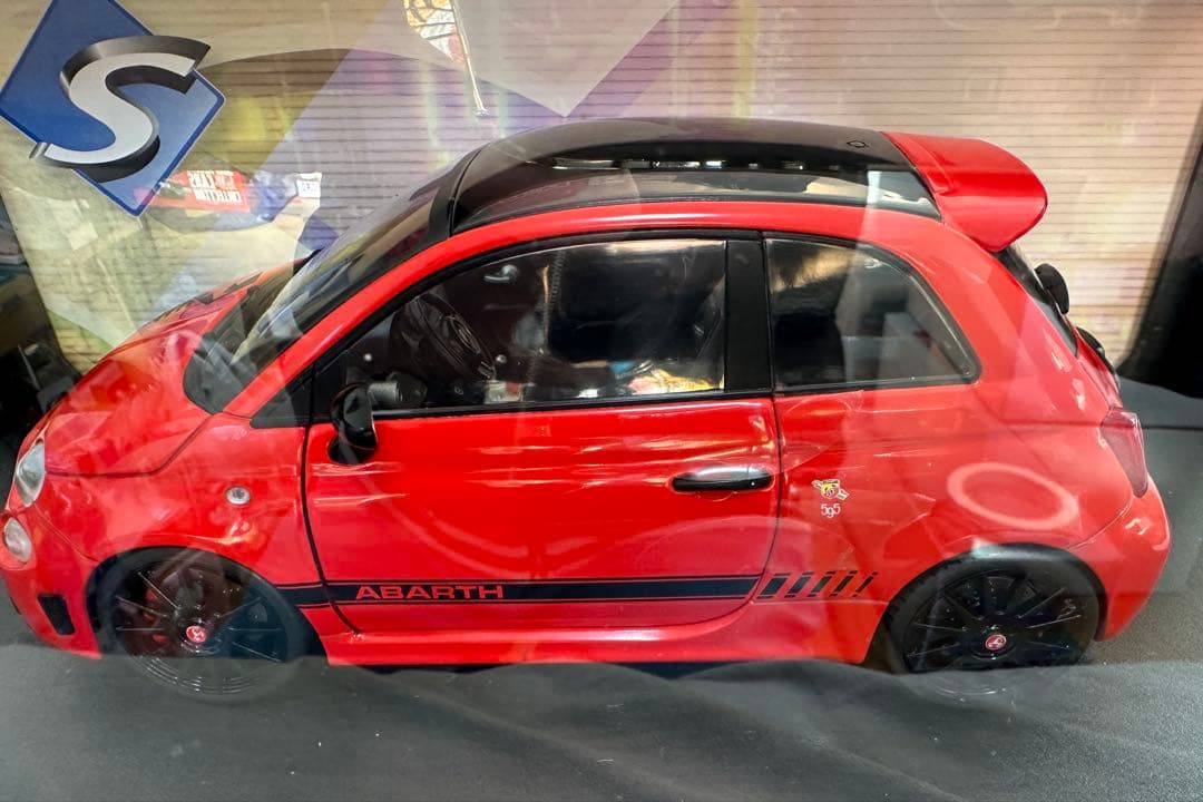 SOLIDOABARTH 500 ミニカー レッドスコーピオン1/18値下げ