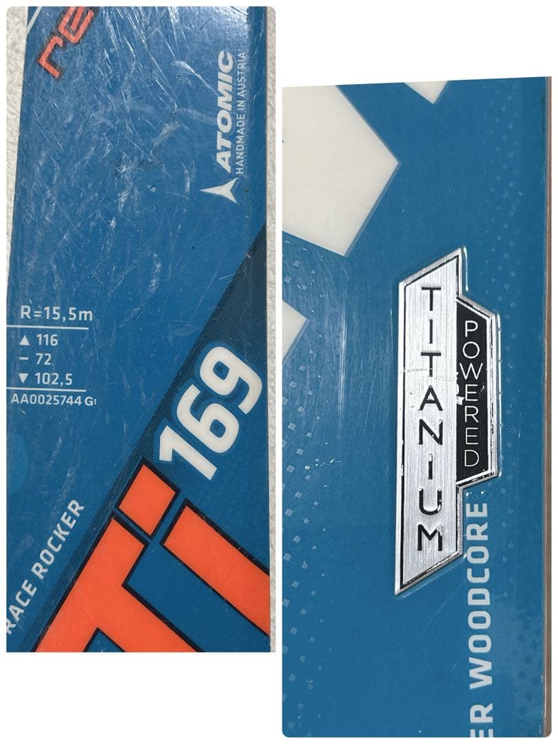 Atomic redster 169cm スキー板 バインディング 2点セット