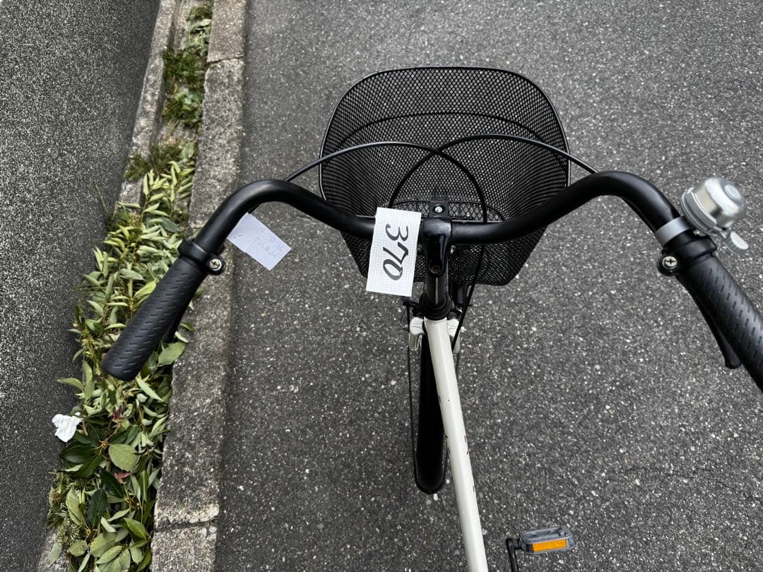 370番　全車両格安販売‼️ 26インチ ママチャリ　シティサイクル
