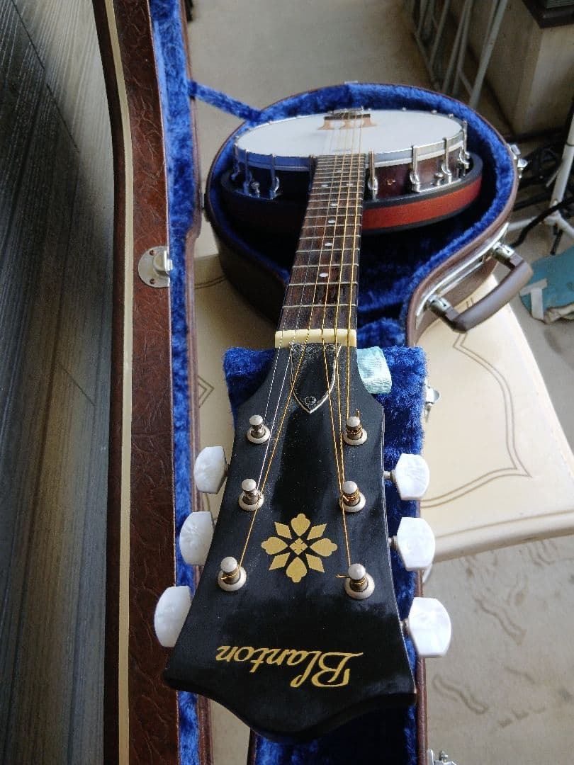 Blanton.BB15G.6Stringsバンジョー6弦(ハードケース付)