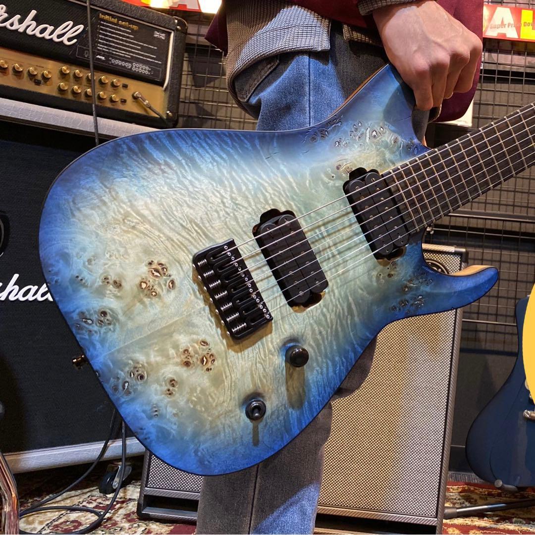 ギター Edwards E-HR7-FX/BM Aqua Burst