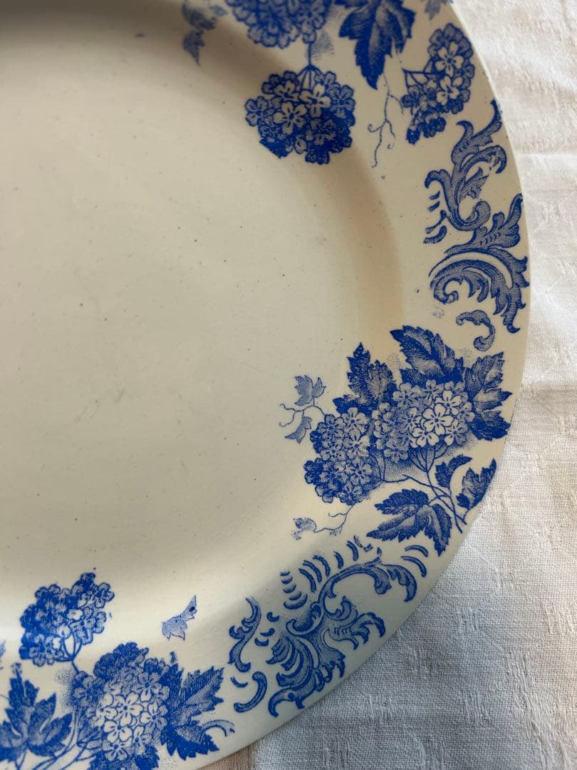 美品　サンタマン　ブールドネージュ　コンポティエ　紫陽花　フランスアンティーク