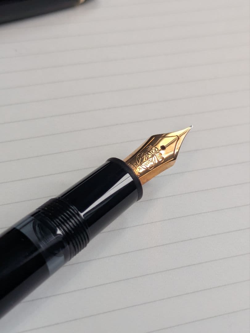 モンブラン　マイスターシュテュック146　全金　14金　極細　EF