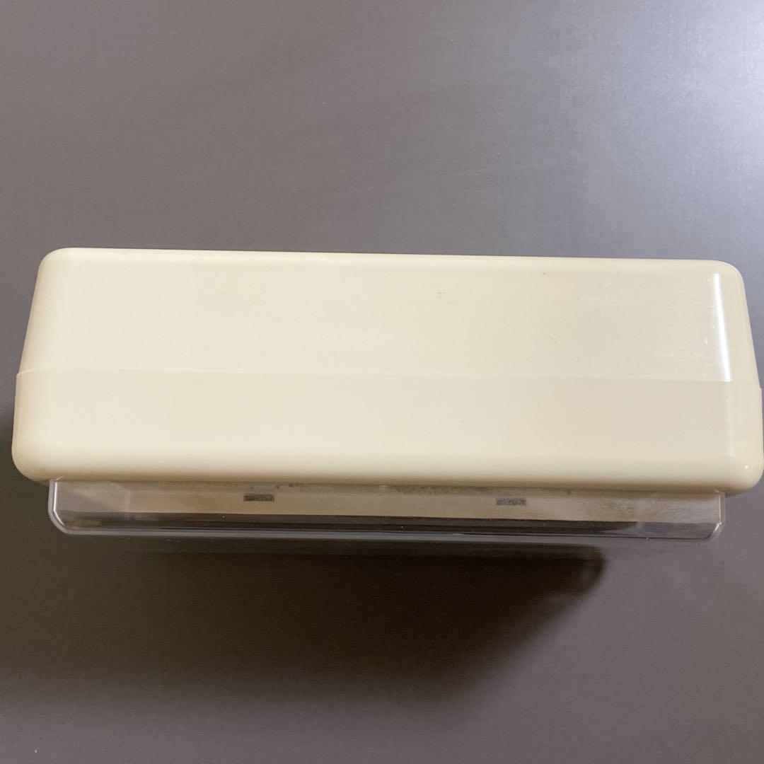 TWEMCO パタパタ時計　クオーツ　クリーム色