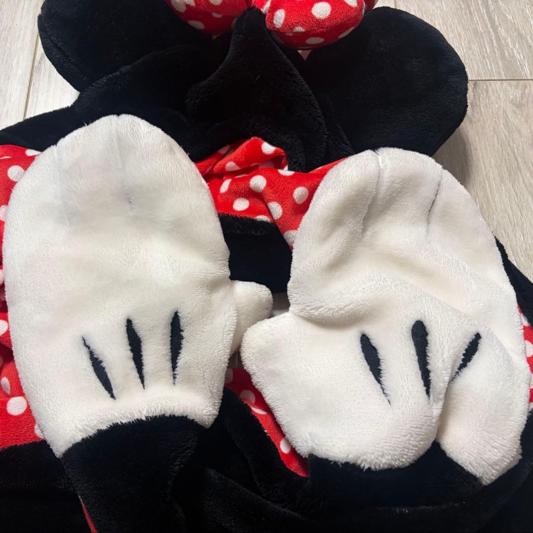 ミニーマウス ファンキャップ マフラー