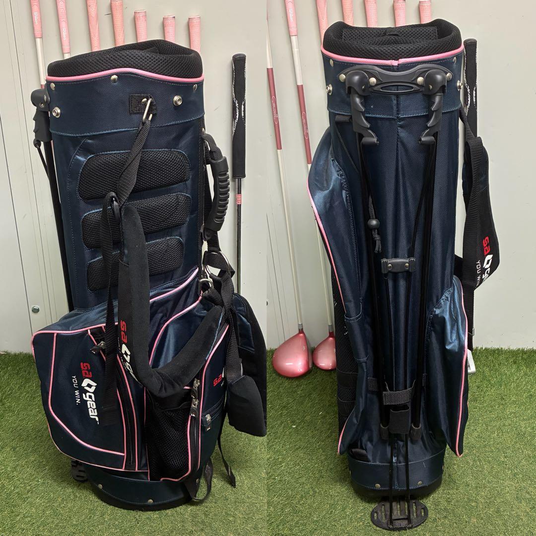 レディースゴルフクラブセット【Wilson】【SA GEAR】【初心者用】★