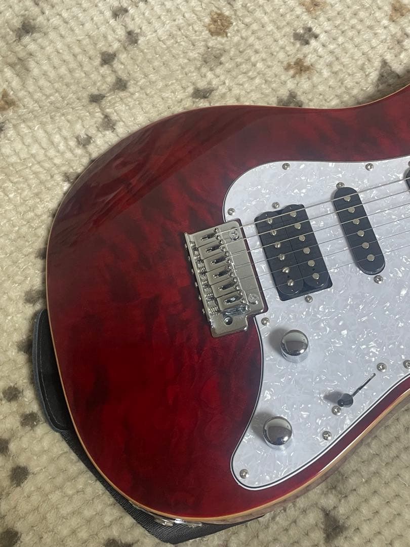 Grass Roots エレキギター レッド