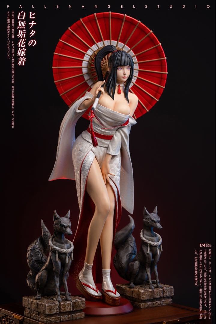 正規品　ナルト　日向ヒナタ　1/4 海外ガレージキット　スタチュー