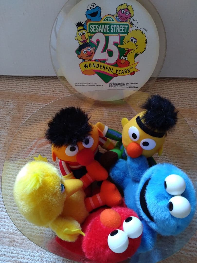 激レア　当時物　1993 セサミストリート25周年　限定BOXセット　入手困難