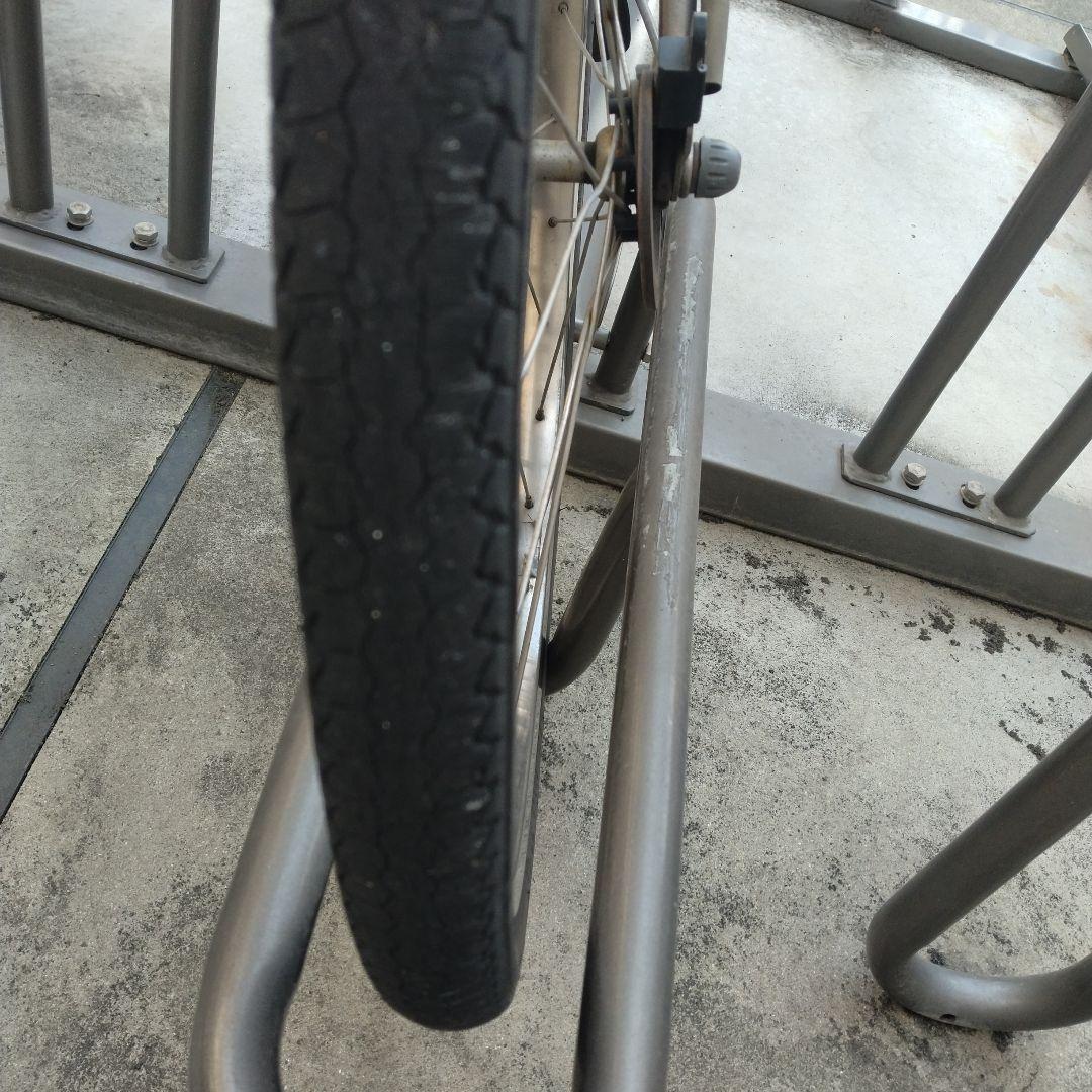 電動アシスト自転車 ブラウン 26インチ 前カゴ付き