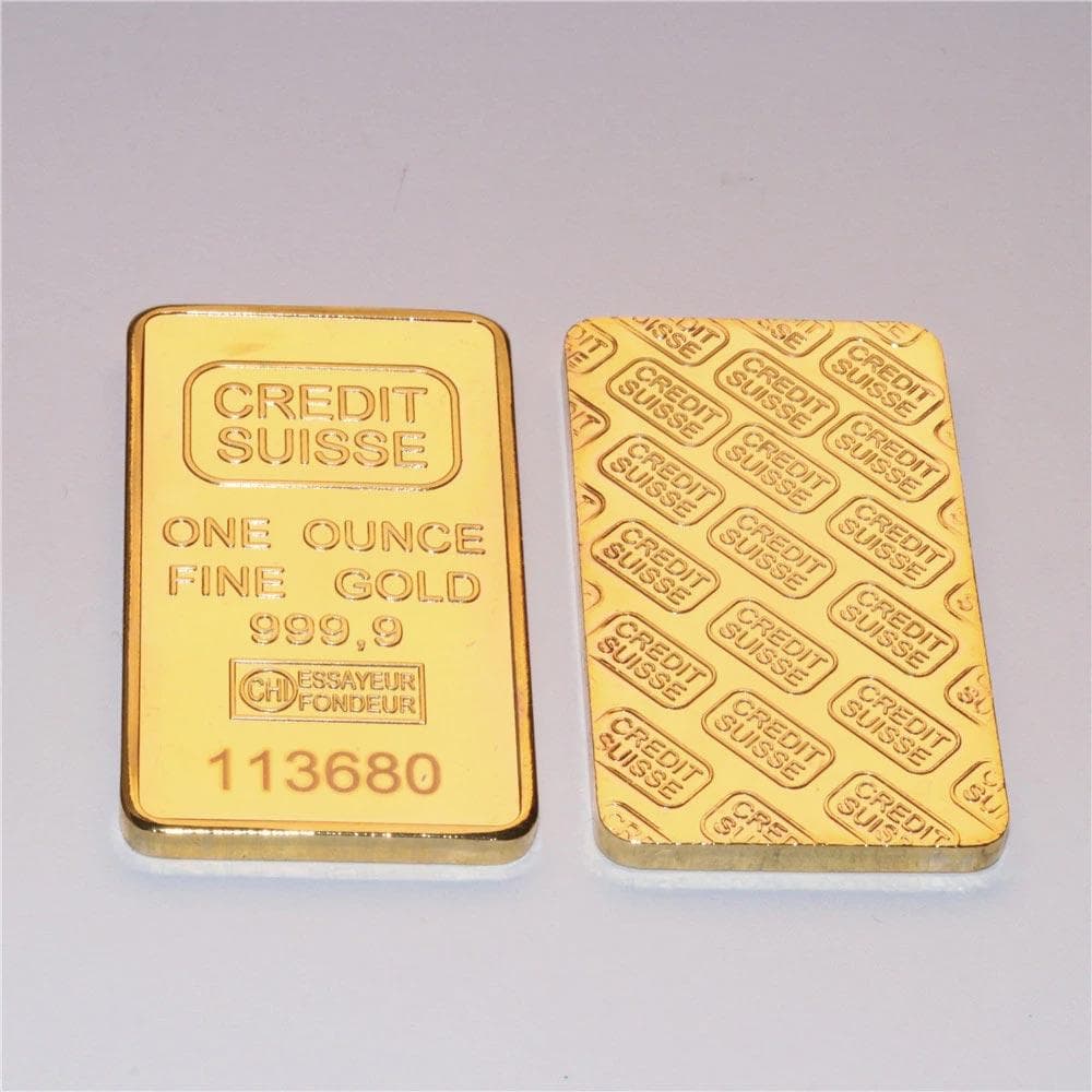 10枚インゴット【レプリカ】高品質　インテリア雑貨　GOLD ※シリアル違い