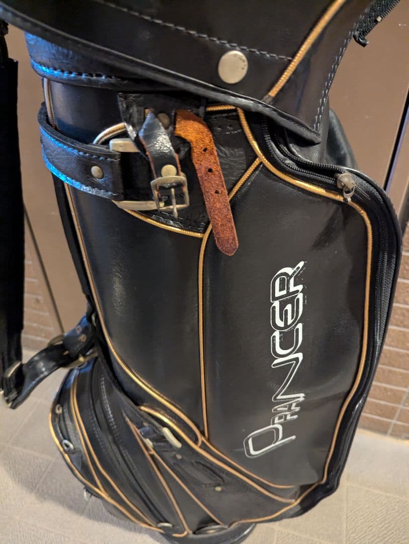 専用　ホンマゴルフ　キャディーバッグ　メンズ　革