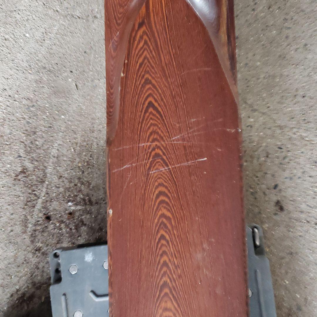床柱　黒檀？　紫檀？　無垢　中古品