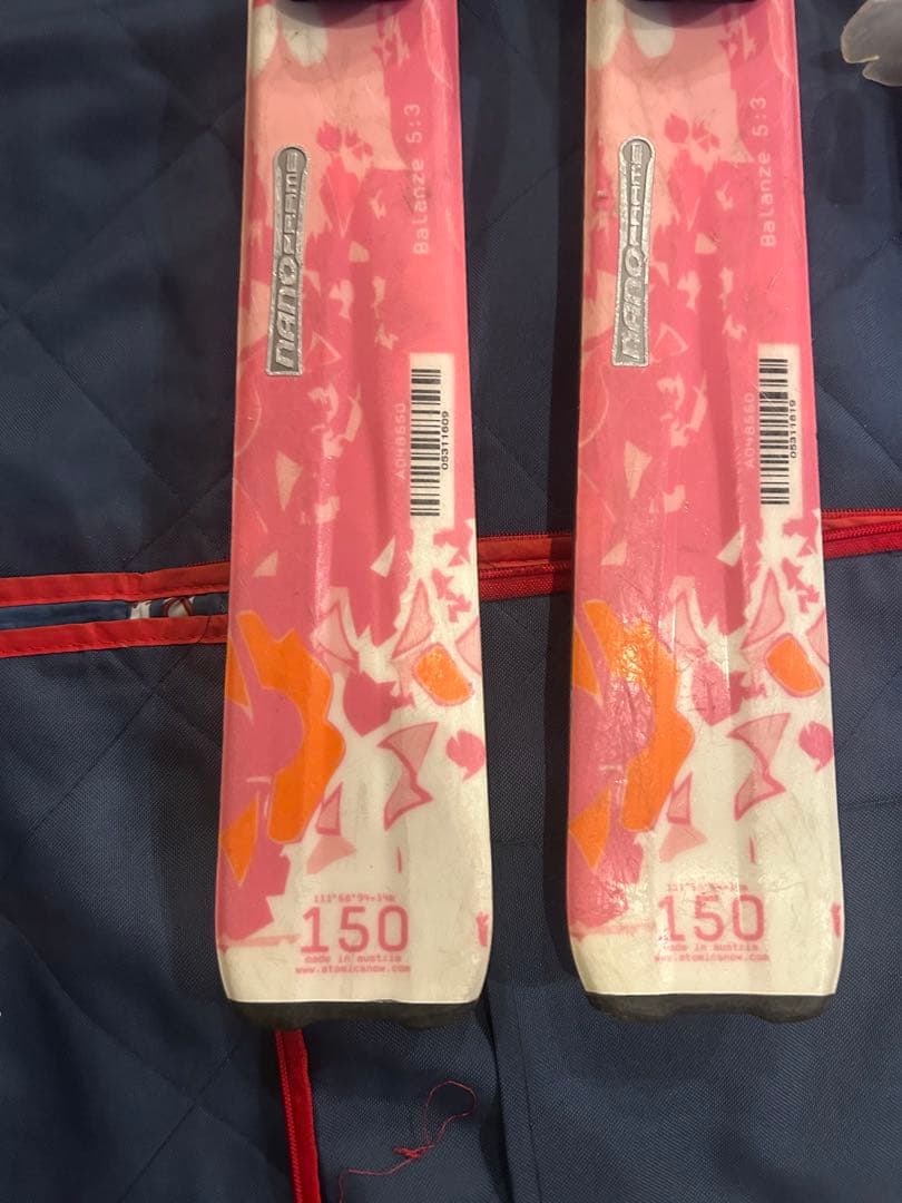 スキー セット 150cm アトミック ブーツ 24cm 25cm