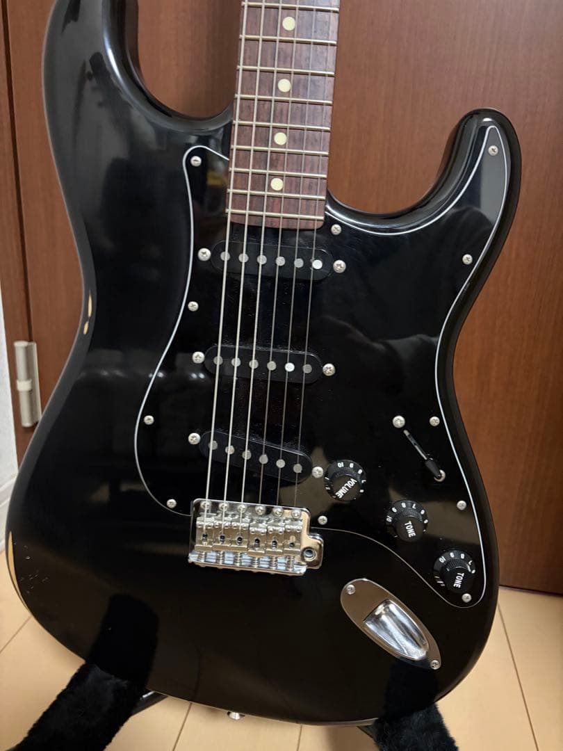 CoolZ エレキギター ZST-V/R ストラト ブラック　フジゲン　日本製
