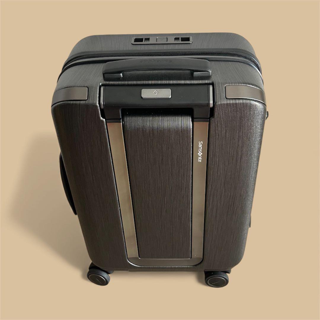 サムソナイト◆ユニマックス スピナー55◆ブラッシュトブラック