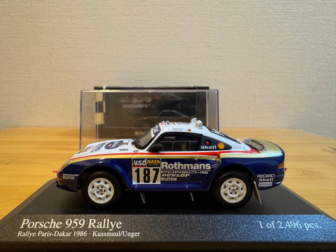 【MINICHAMPS】Porsche 959 Rallye #187 1986
