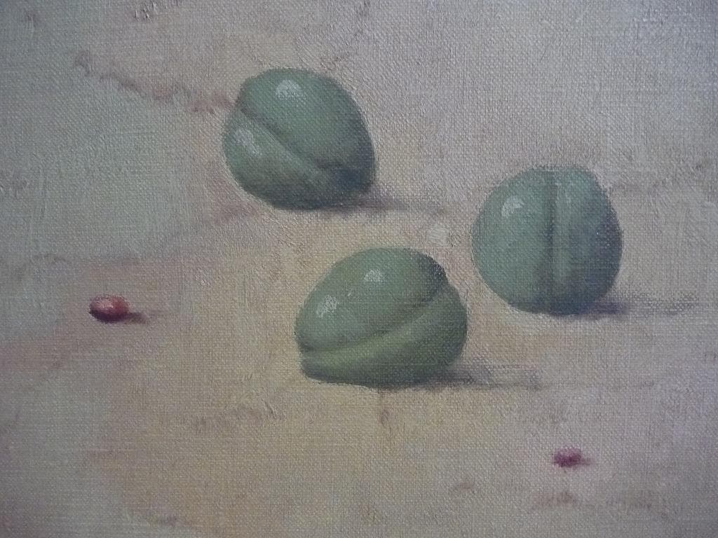 【真作】★絵画★福井良之助　油彩10号　静物　梅田画廊取扱い　箱・黄袋入★L89