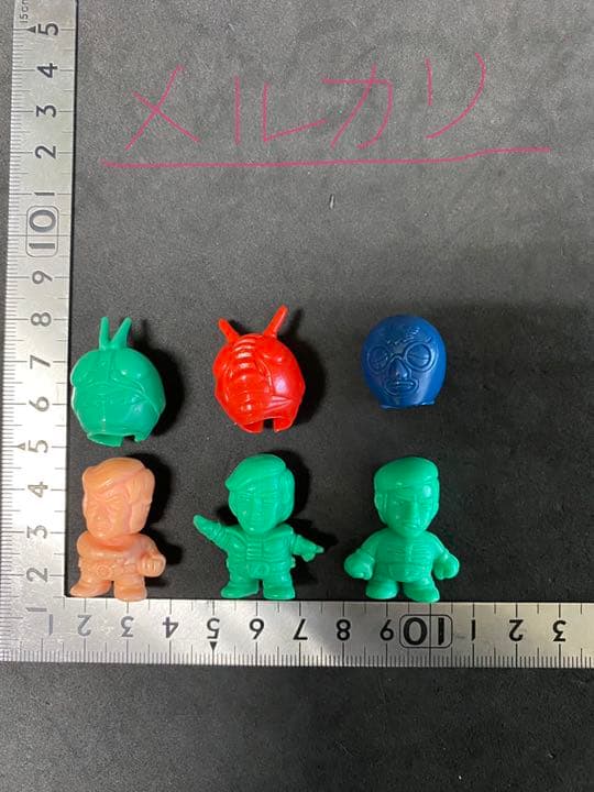 仮面ライダー　ショッカー　3個セット　懐かしい　レトロ　お菓子　おまけ