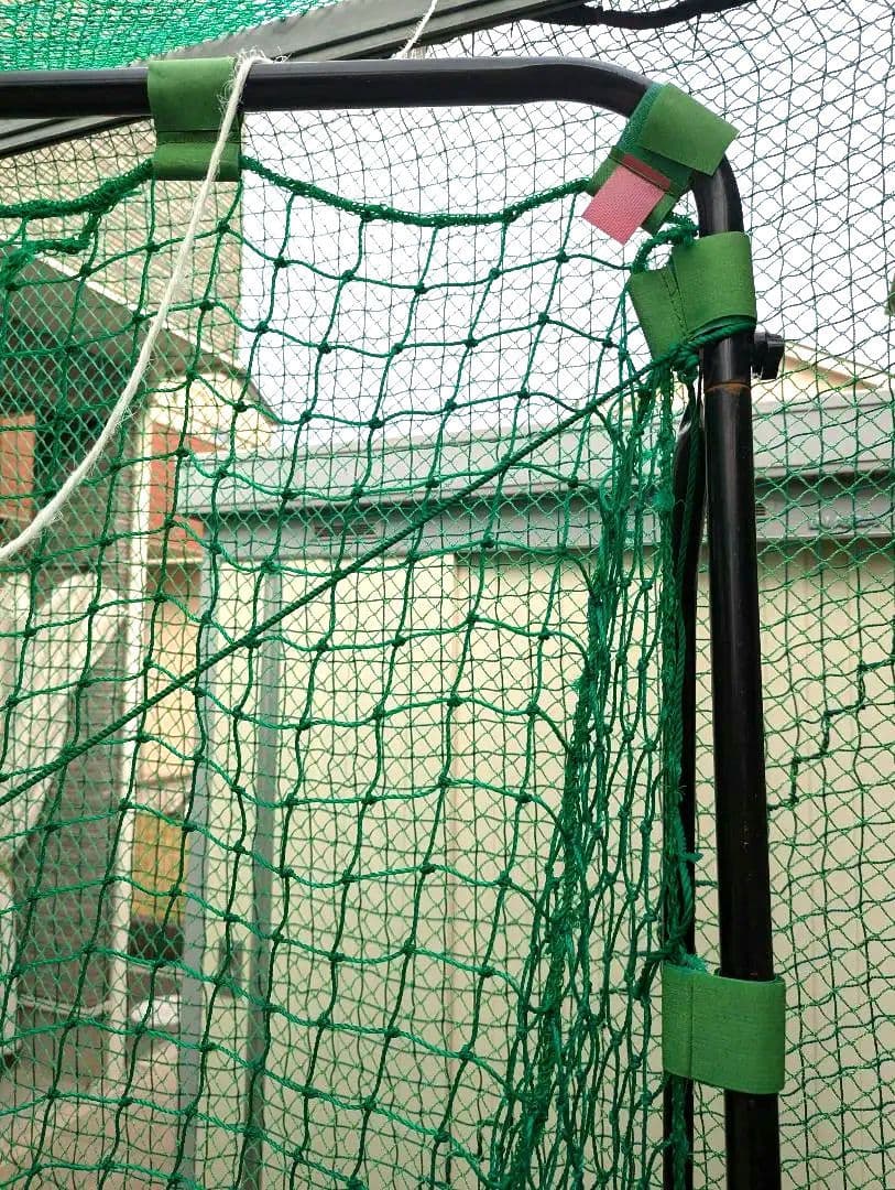 バッティングネットと周辺ネット3枚と 円形ターゲット