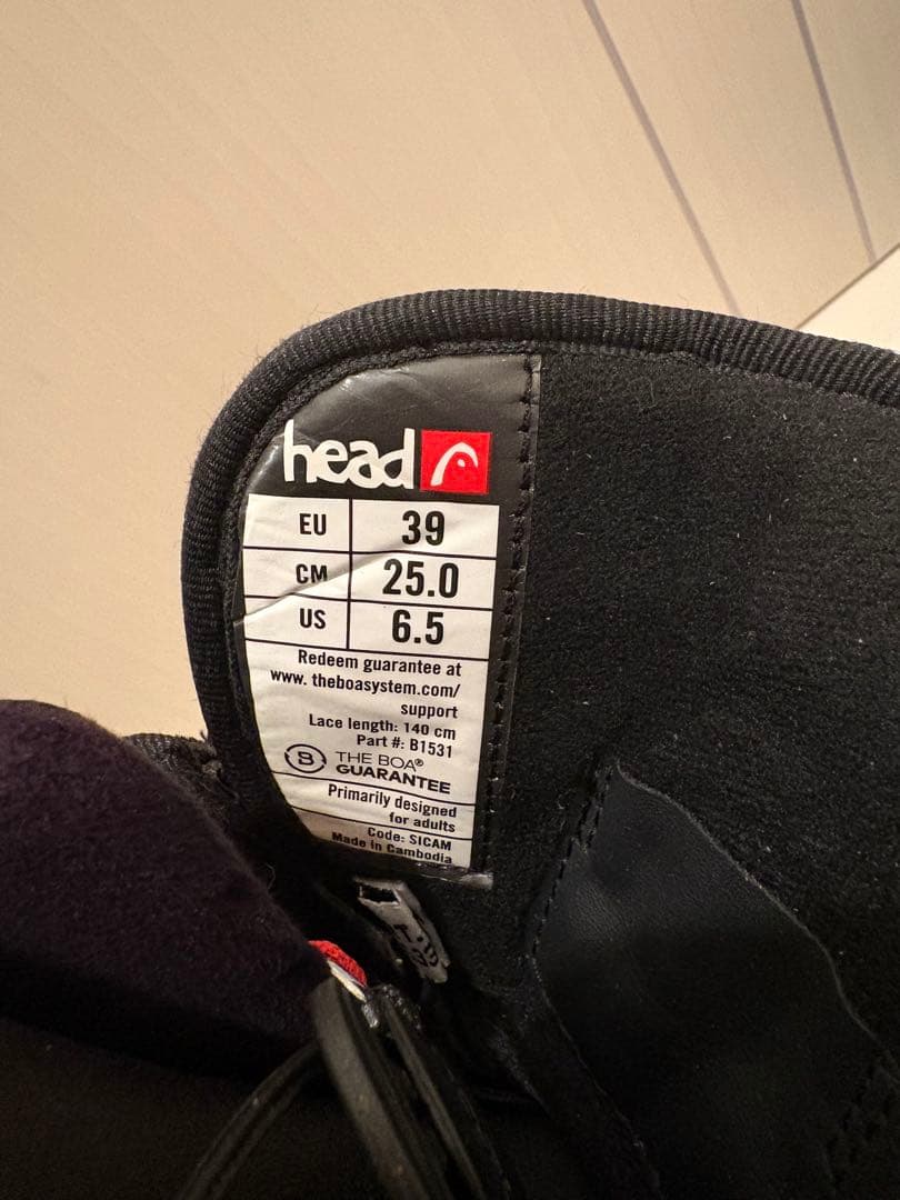 HEADスノーボードブーツ　25cm