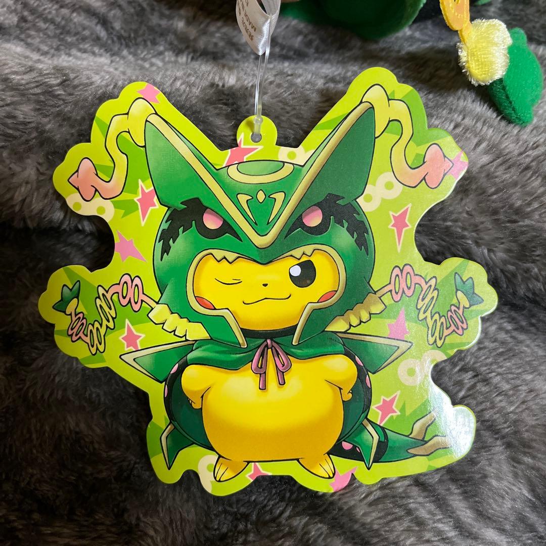 ポケモン　ぬいぐるみ　メガレックウザ　ピカチュウ　ポケモンセンター限定