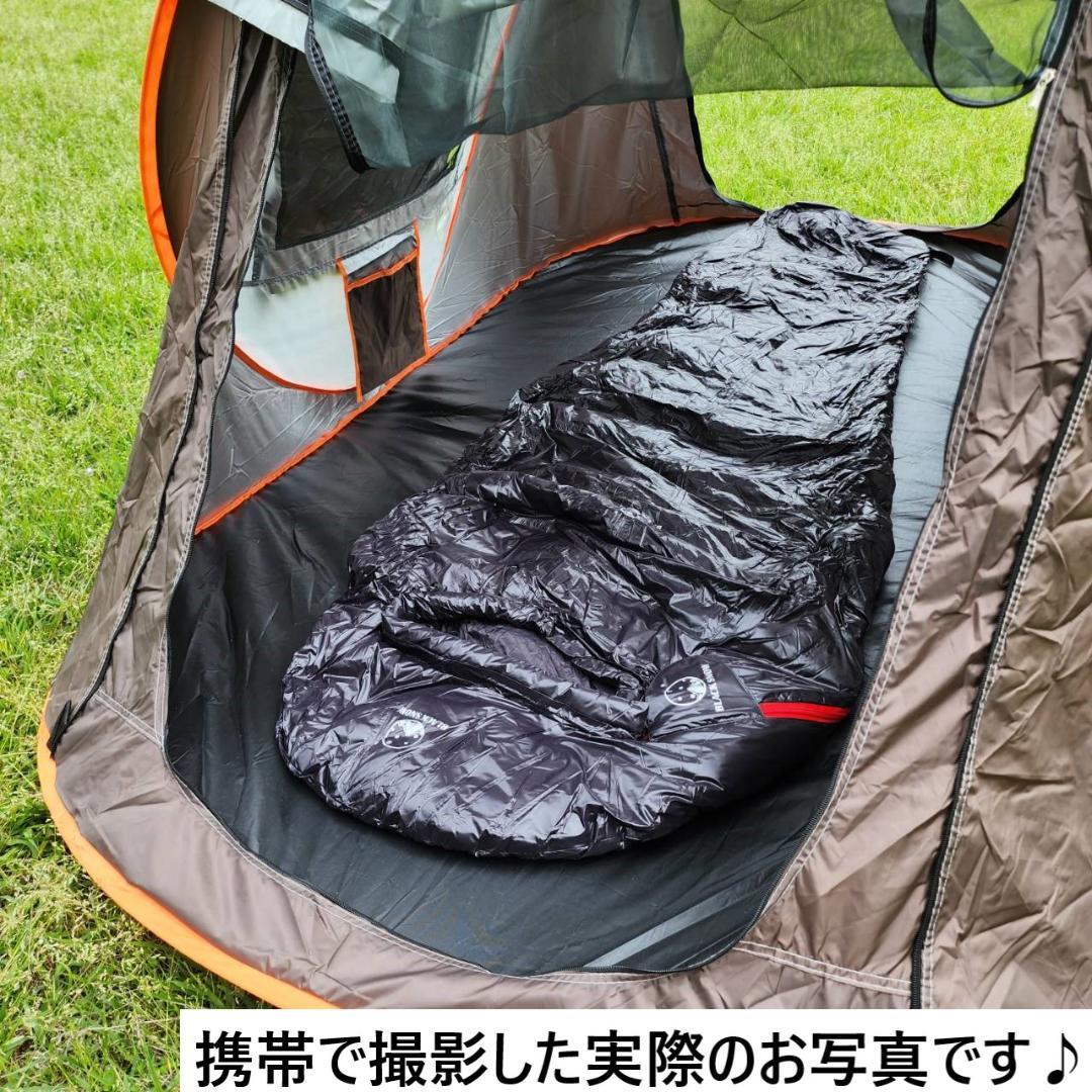 キャンプ用　テント　ポップアップテント　uv加工　BBQ　オレンジ&グレー