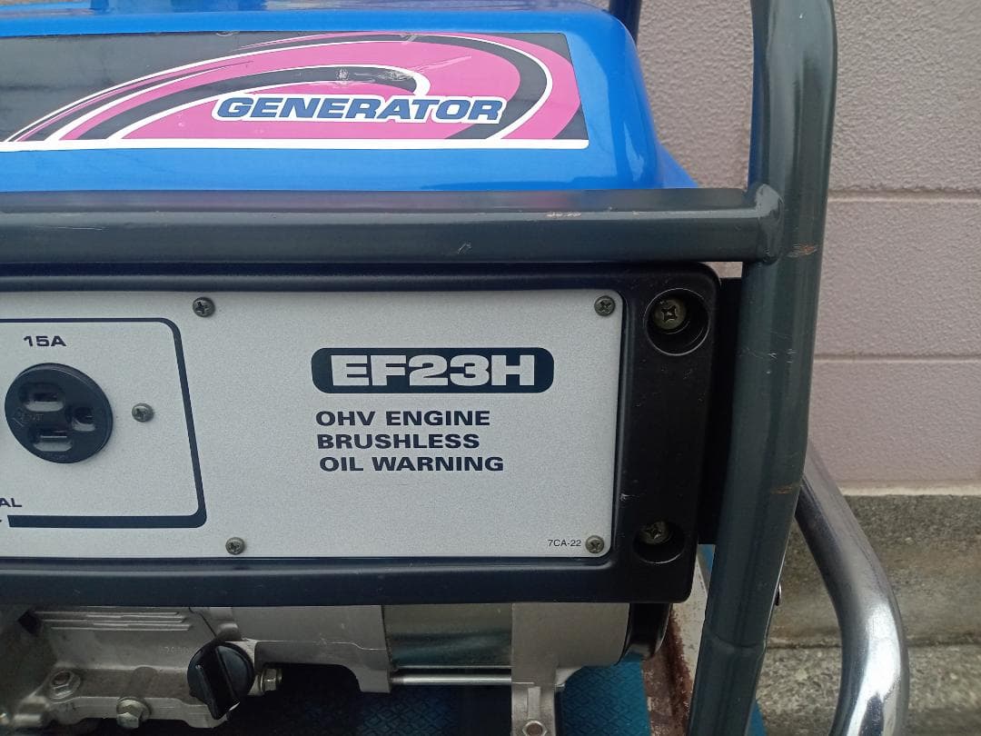美品　YAMAHA　ヤマハ　エンジン発電機　EF23H