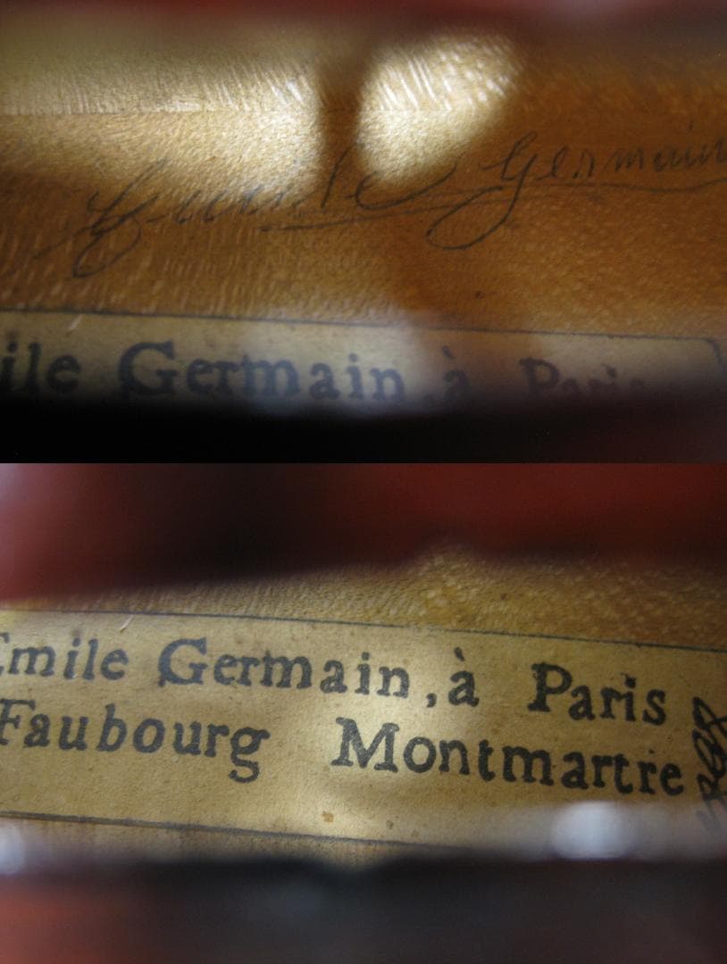 【モダンフレンチ】 Emile Germain ca.1900 バイオリン