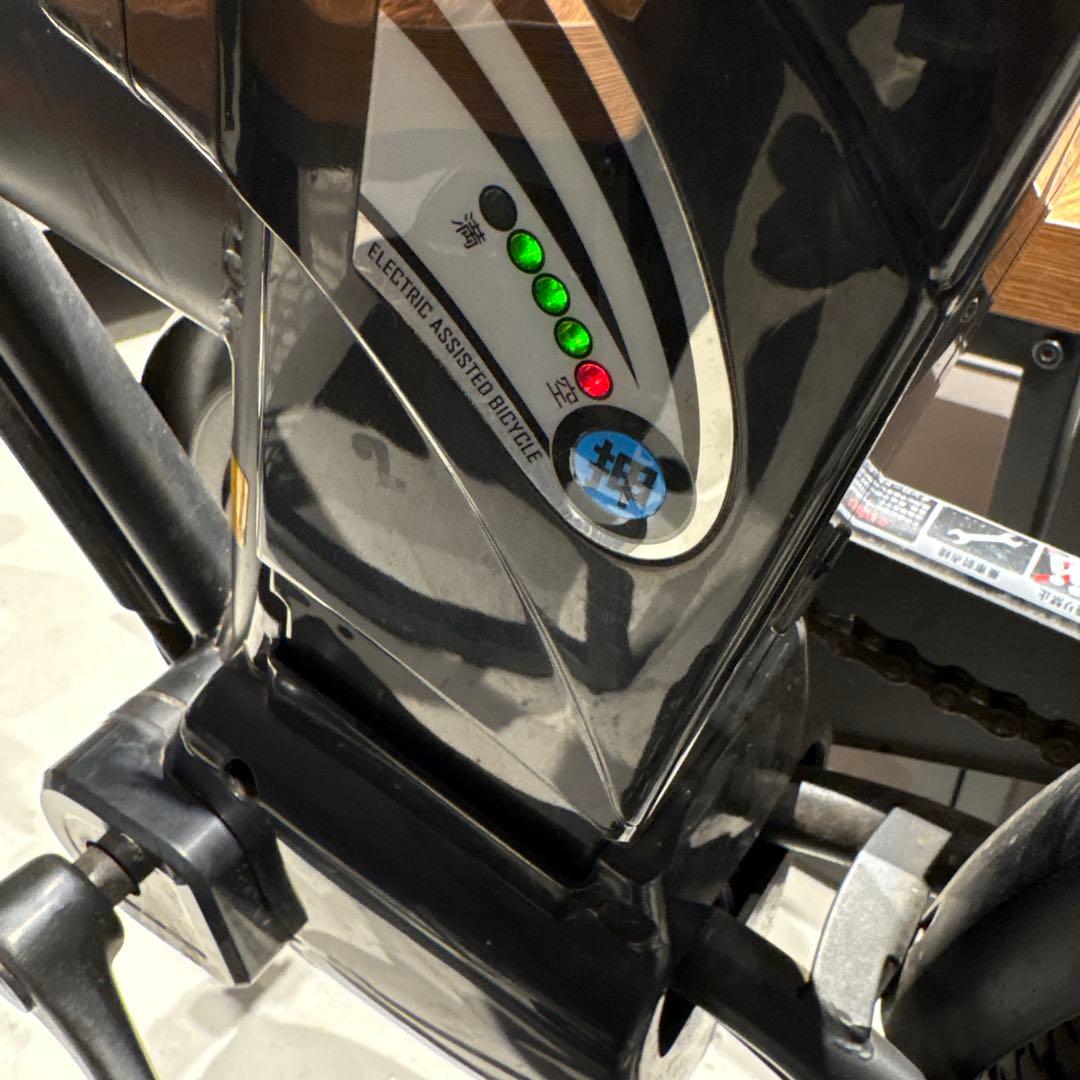 【PELTECH】TDN-208L ブルー×ブラック 電動アシスト折り畳み自転車