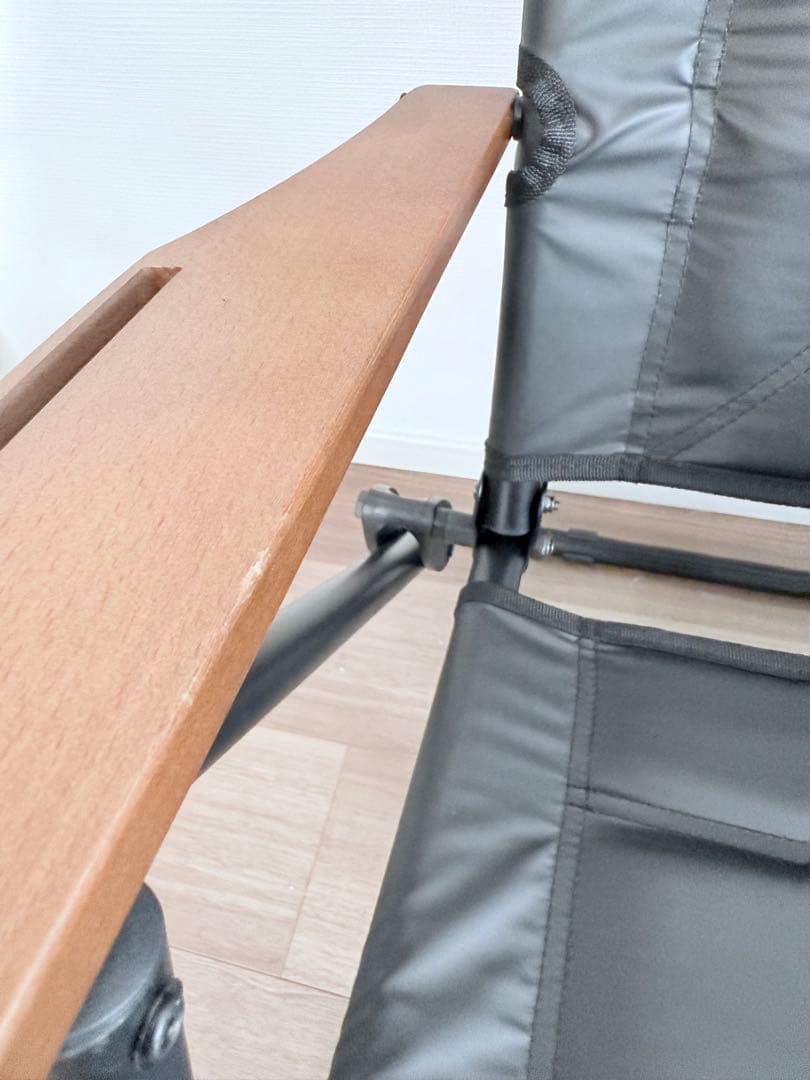 アッソブ リクライニングローバーチェア ブラック クッション付きAS2OV