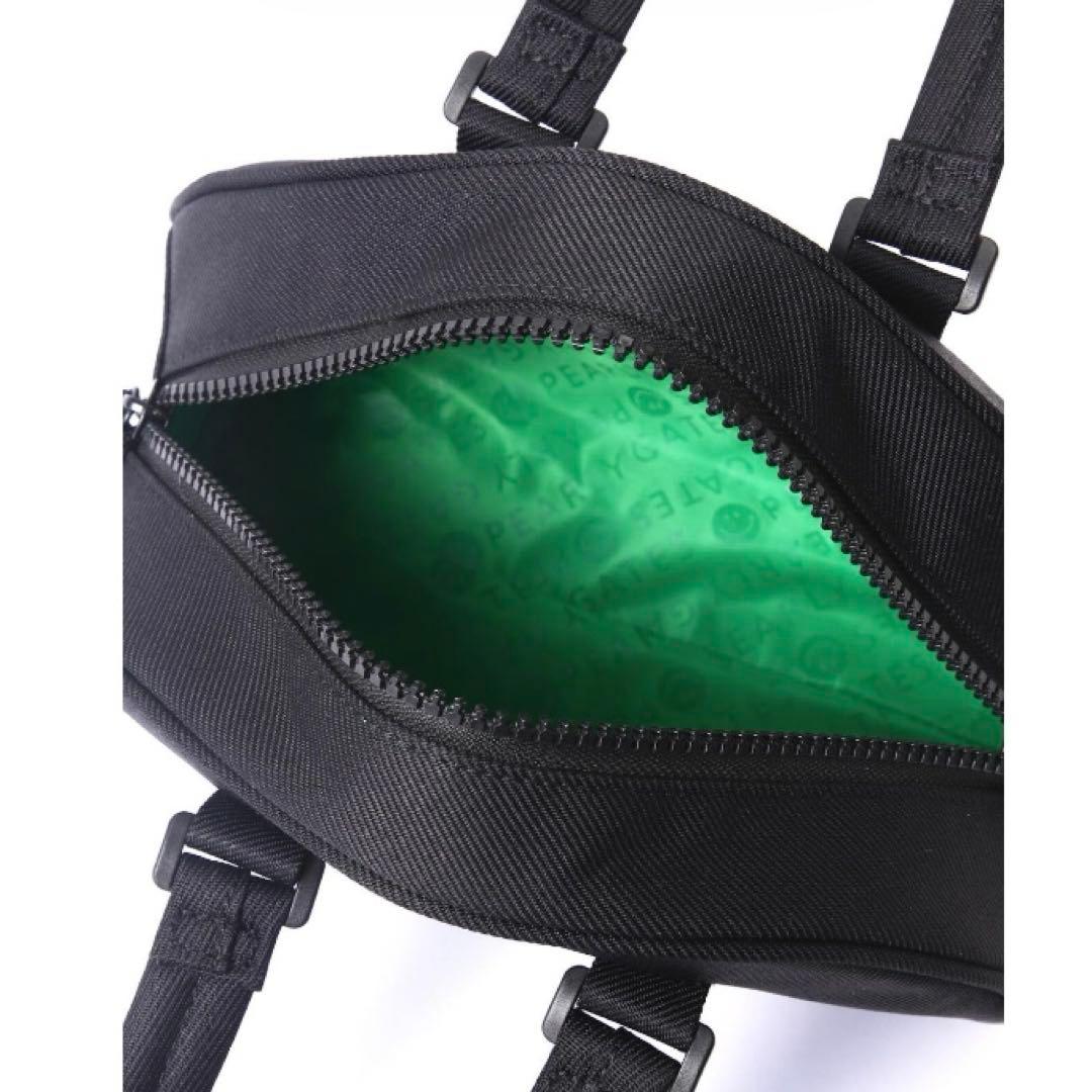 パーリーゲイツ　GOLF ドット刺繍　カートバッグ　ブラック