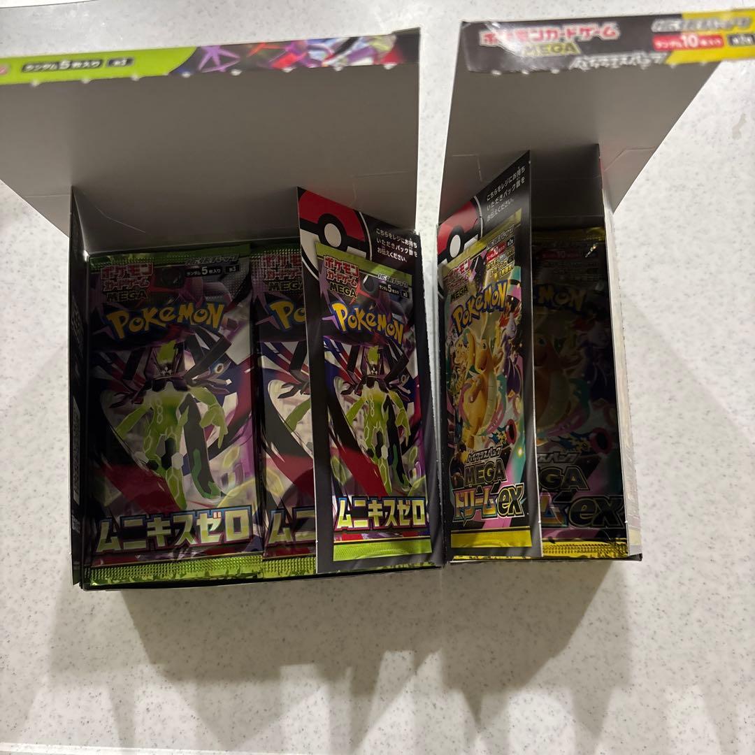 ポケモンカード　MEGAドリームex ムニキスゼロ　各1ボックス