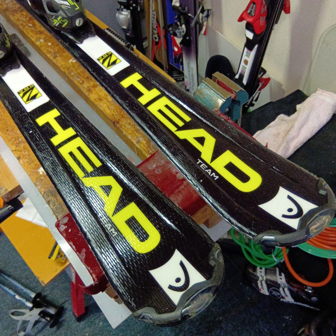 メンテナス済…調整済 HEAD TEAM スキー板とブーツ 117cm…23cm