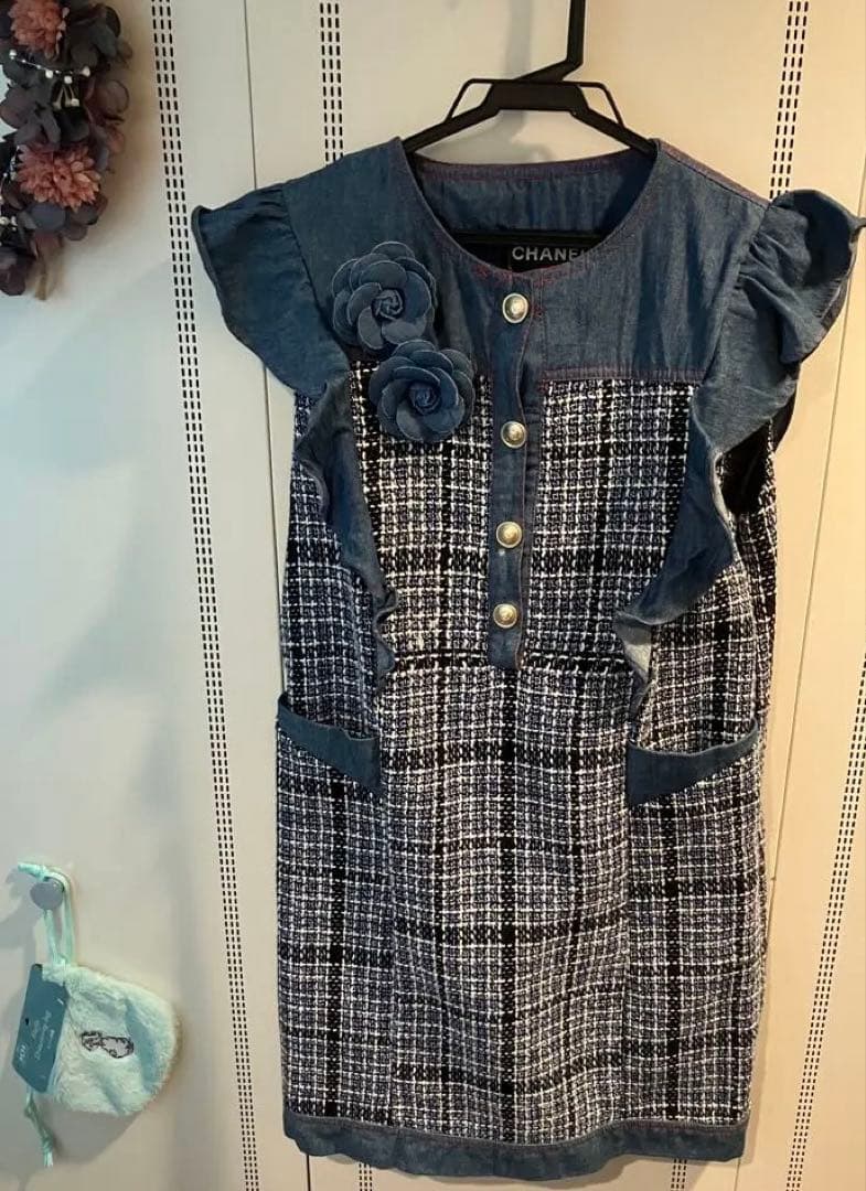 最終値下げ　CHANEL ワンピース　ブローチ2 COCOボタン　ノベルティ