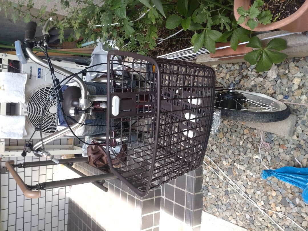 ペルテック電動アシスト三輪車 前後バスケット付き