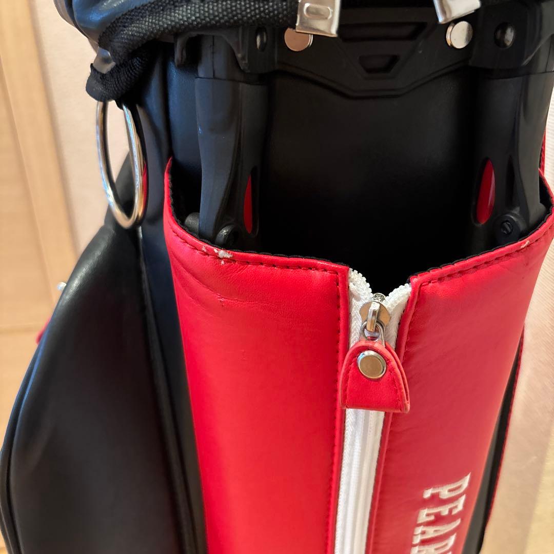 PEARLY GATES ゴルフバッグ 89モデル ネイビー/レッド