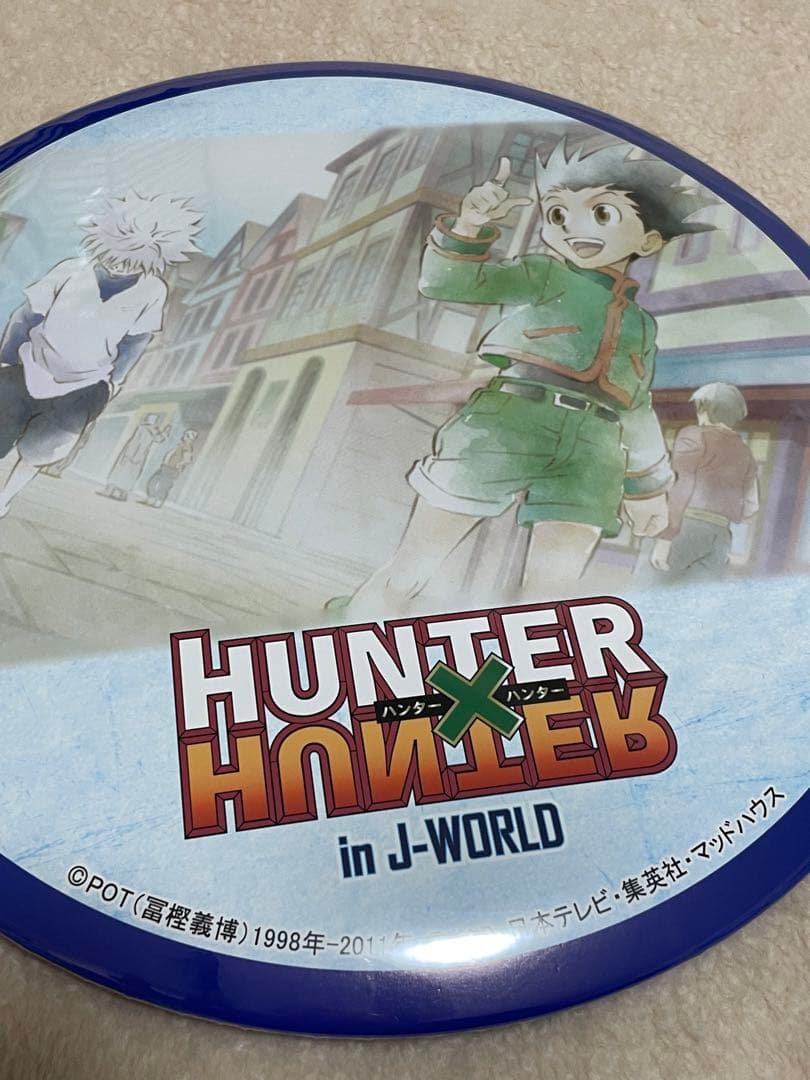 レア　HUNTER×HUNTER J-WORLD ビッグ缶バッジ ゴン キルア