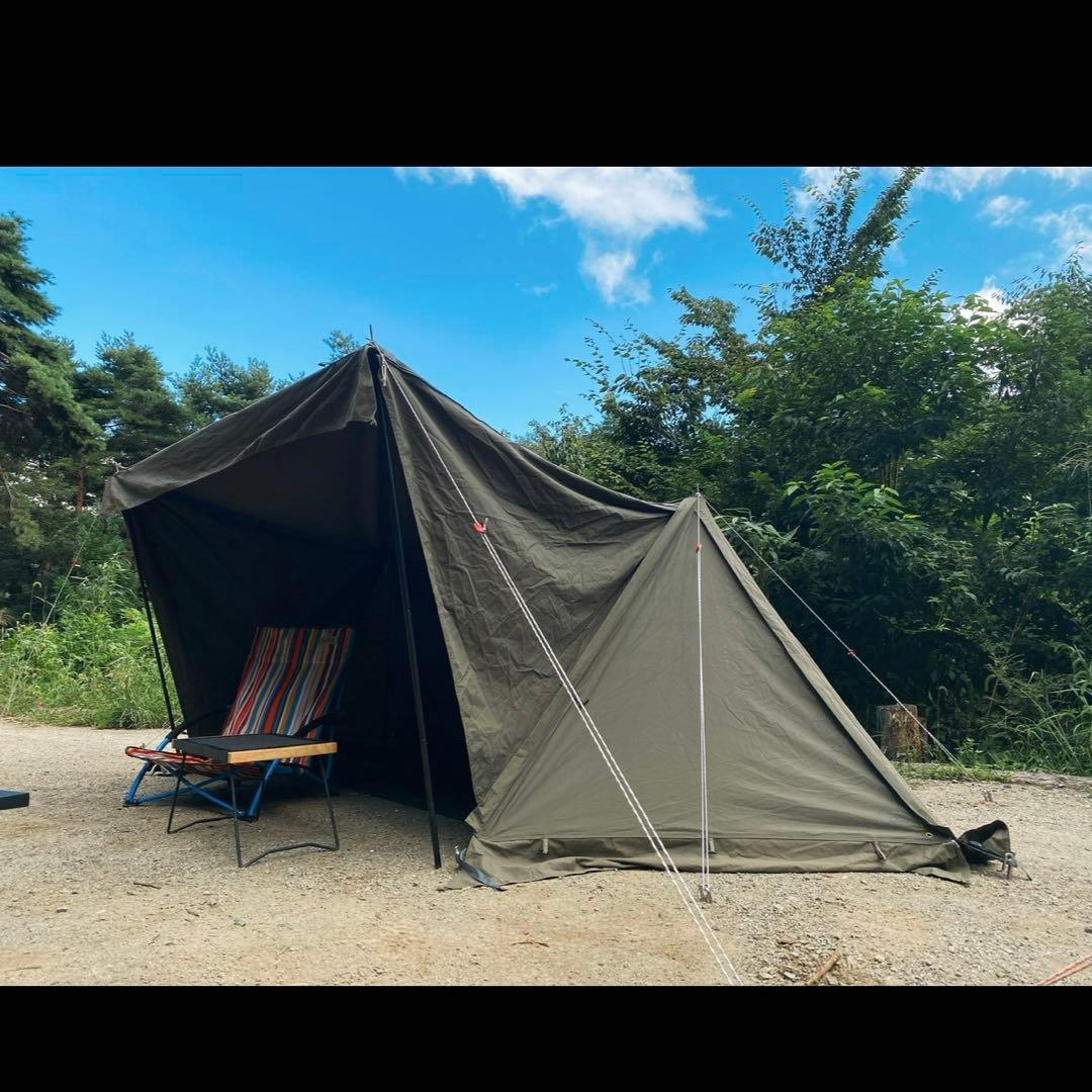 【美品】バンドックソロベースEX+フロントウォール+薪ストーブセット