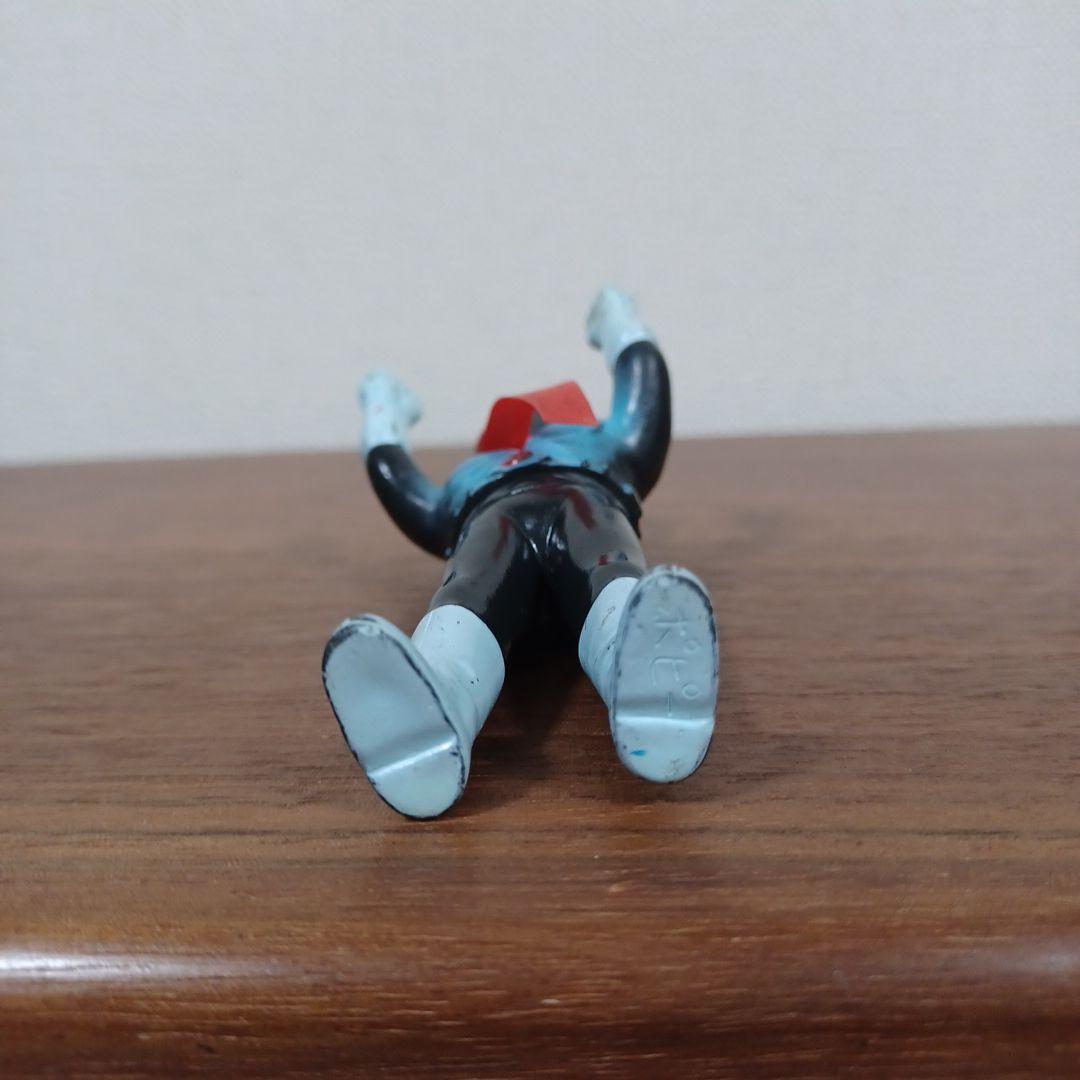 当時ものポピー製「仮面ライダー」希少青成型＆黒成型ミニソフビフィギュア２点セット