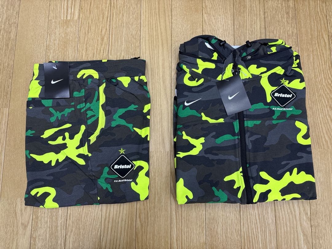 F.C.R.B NIKE＋ブリストル　カモフラ ジャージ上下 セットタグ付き