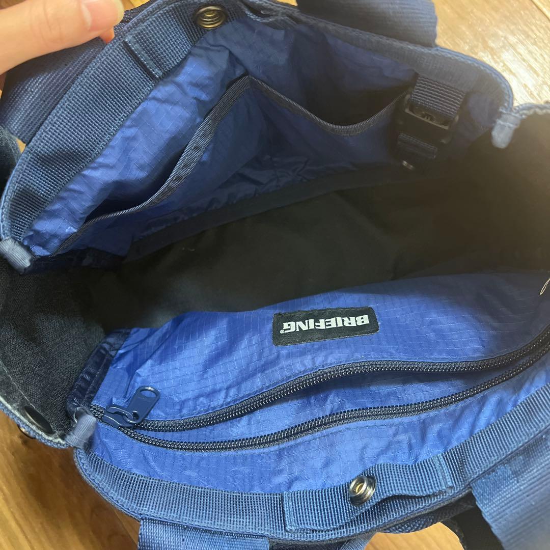 BRIEFING カードバッグ　ラウンドバッグ