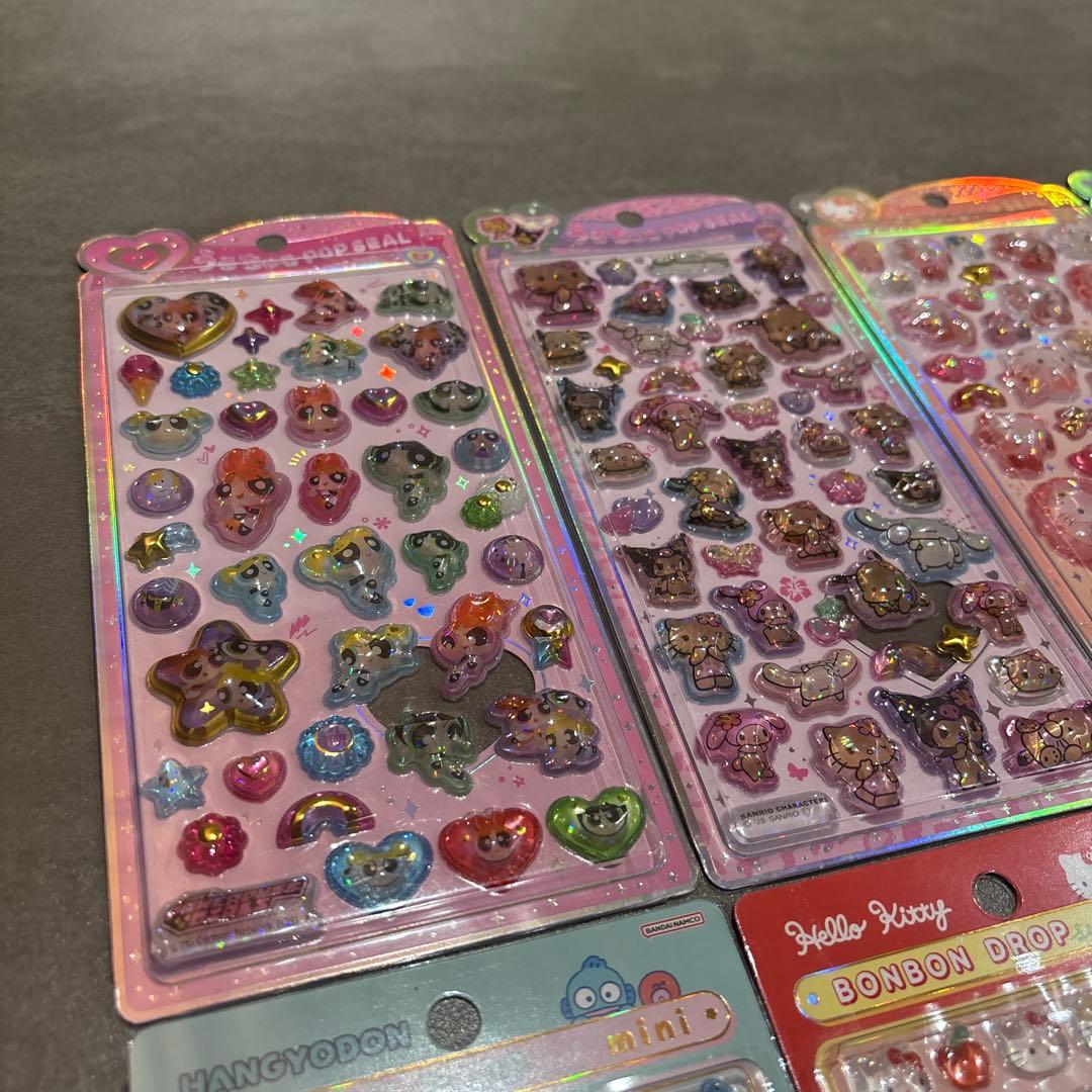 正規品　限定価格　ボンボンドロップシール　うるちゅるポップシール　コットンパフィ