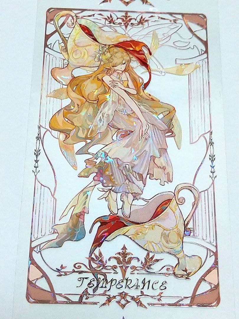 J599＃塔罗牌・下(贝壳光)巫女sama切り売り海外人物マステ女の子