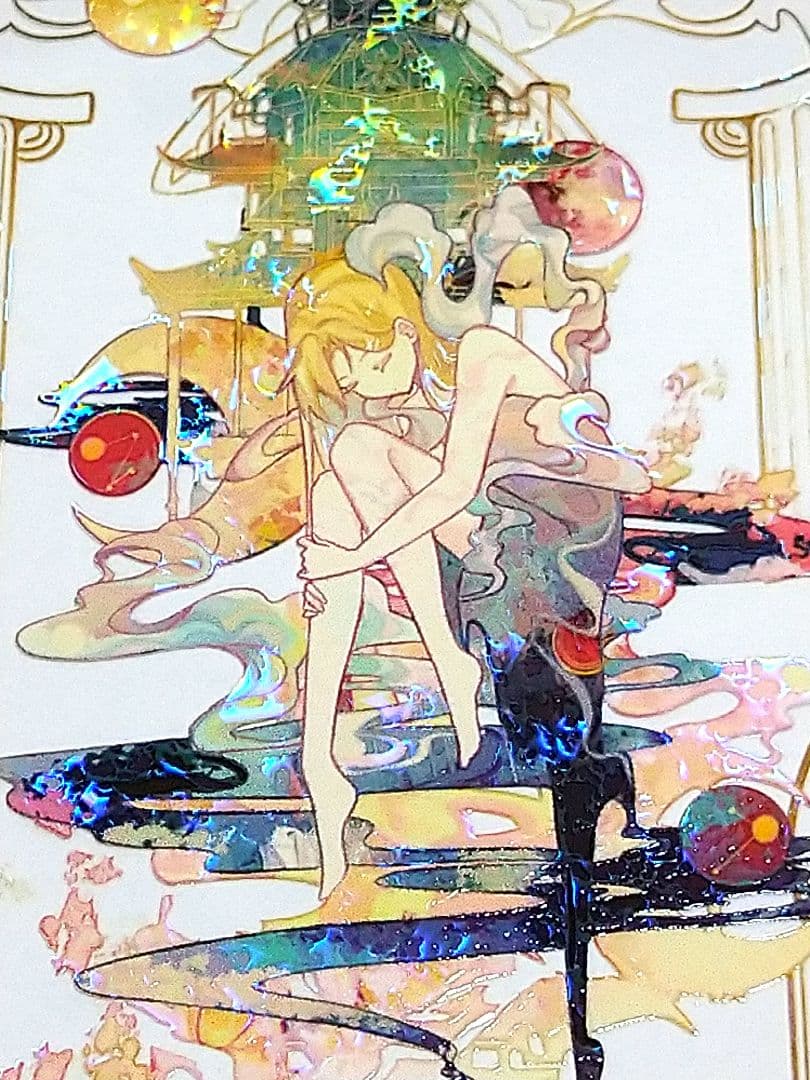 J599＃塔罗牌・下(贝壳光)巫女sama切り売り海外人物マステ女の子